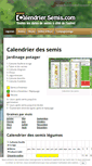 Mobile Screenshot of calendriersemis.com